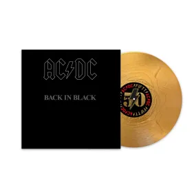 Ac/Dc Back In Black (50th Anniversary Gold Color Vinyl) Album