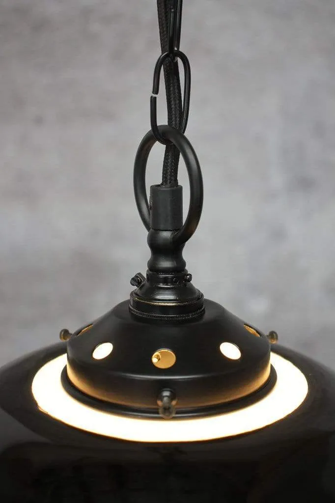 Bakehouse Black Pendant Light