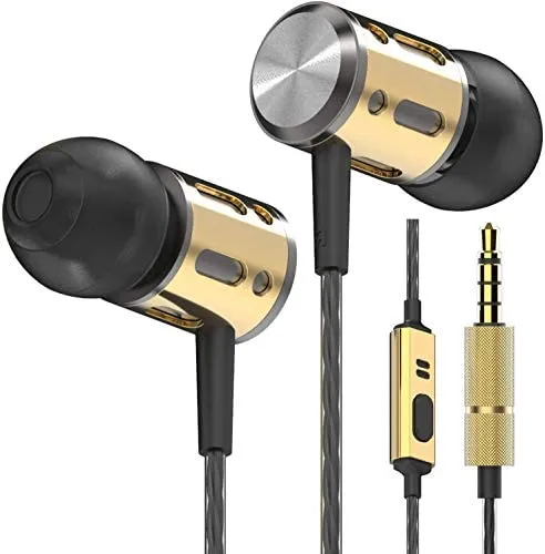 Betron AX1 Earphone with Microphone Bass Driven Sound Noise Isolating Earbuds iPhone iPad Samsung