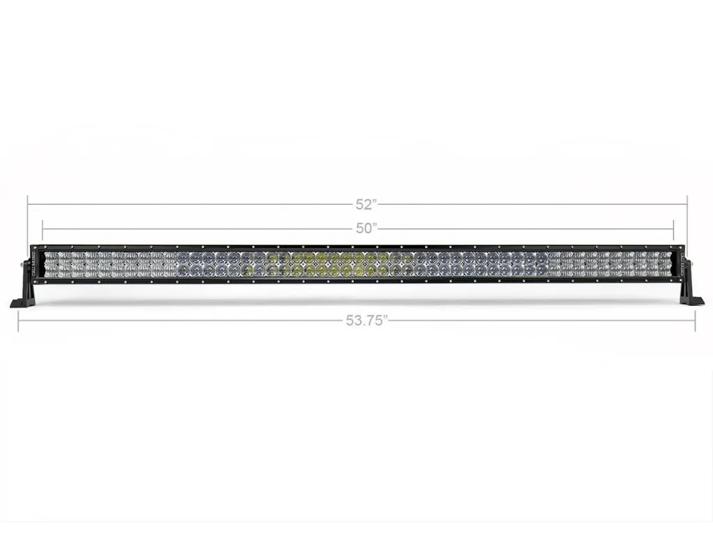 Cali Raised 52" Curved Roof LED Light Bar Combo - 2005  Toyota Tacoma