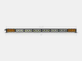 CALI RAISED LED 43" Amber/White Dual Function LED Bar