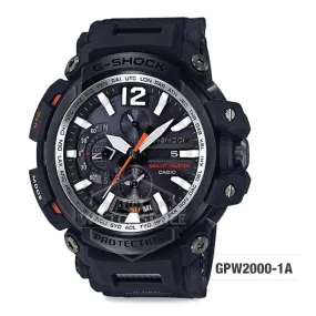 Casio G-Shock Gravitymaster GPS Hybrid Radio-controlled Solar-powered Black Resin Strap Watch GPW2000-1A GPW-2000-1A