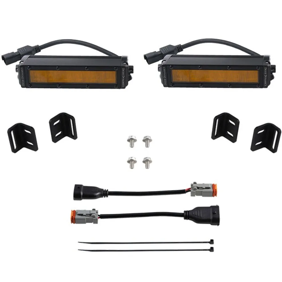 Diode Dynamics Amber SS6 SAE LED Fog Light Kit | 2022-2025 Toyota Tundra