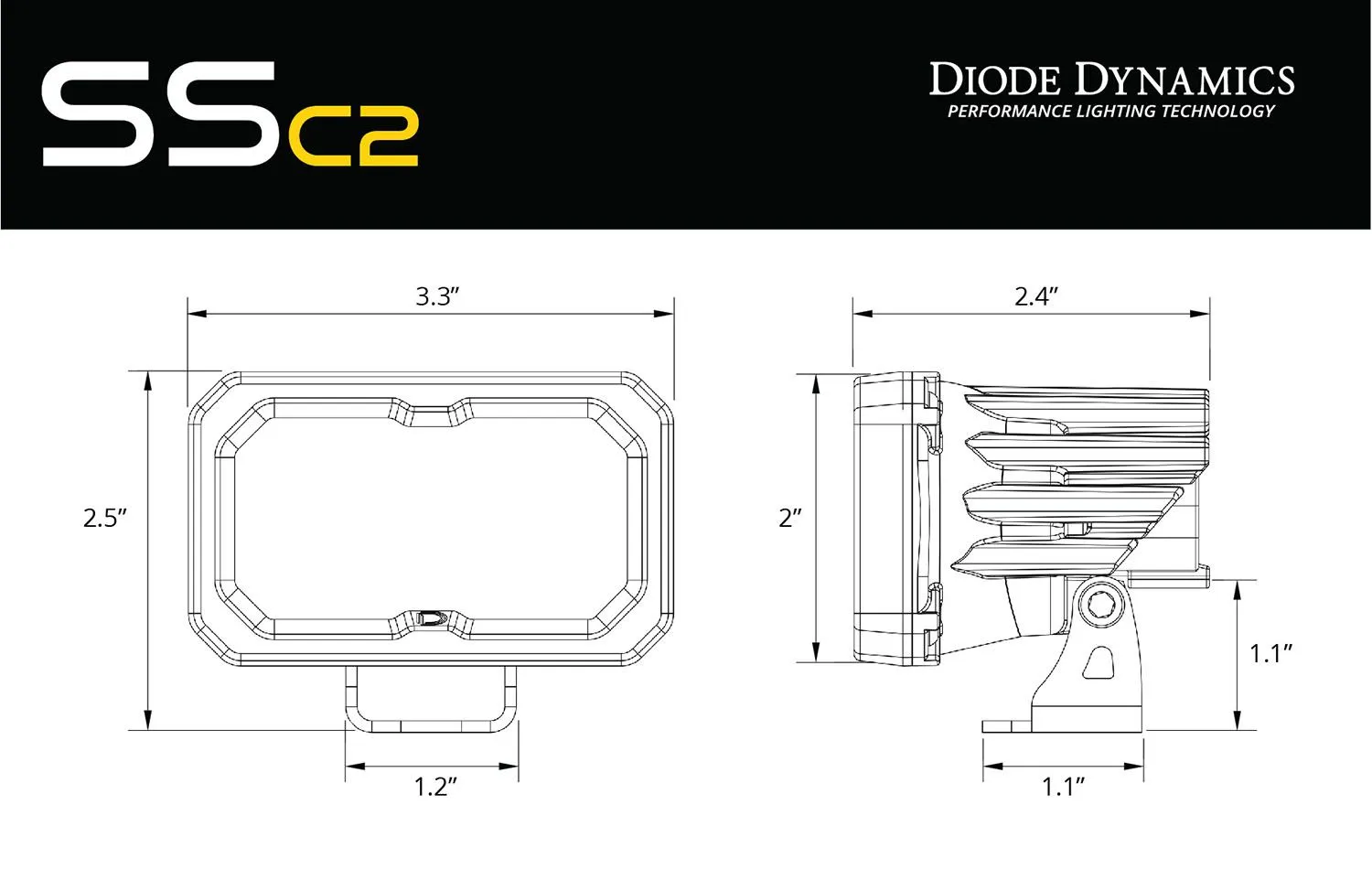 Diode Dynamics SSC2 Pro Pods