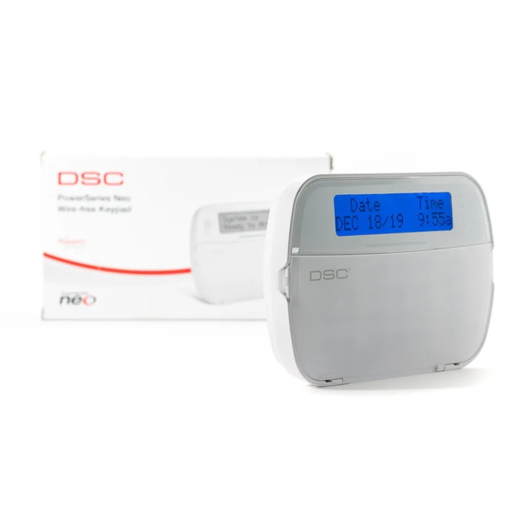 DSC PowerSeries NEO HS2LCDRFP9ENGN LCD w/ English function keys, Built-in PowerG Transceiver and Prox Support