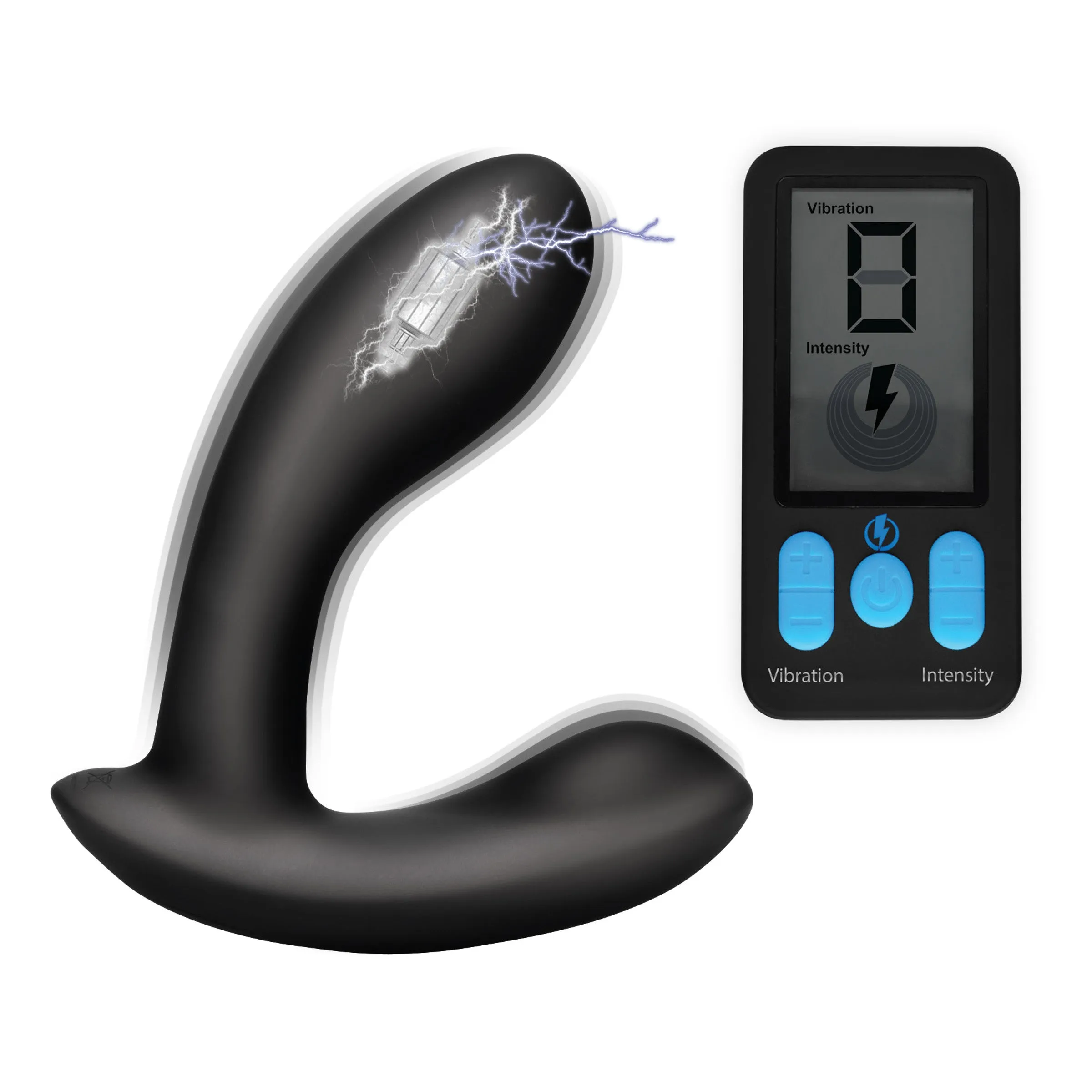 E-Stim Pro Silicone Prostate Vibe w- Remote