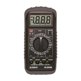 Elenco M-2666K Multimeters 3 1/2 Digit Cap. / Trans. Kit