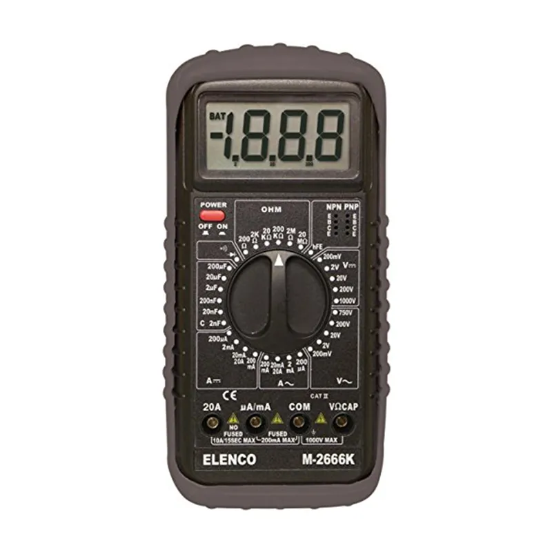 Elenco M-2666K Multimeters 3 1/2 Digit Cap. / Trans. Kit