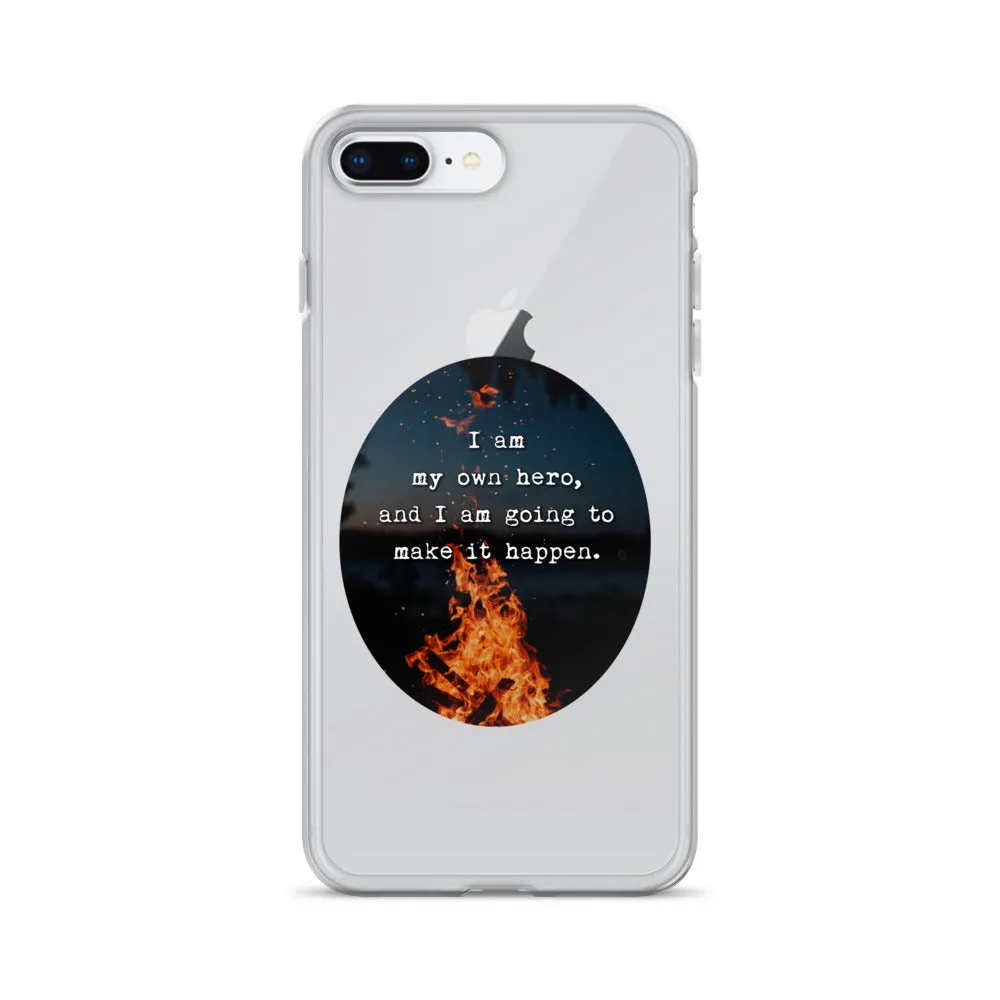 I Am My Own Hero iPhone Case