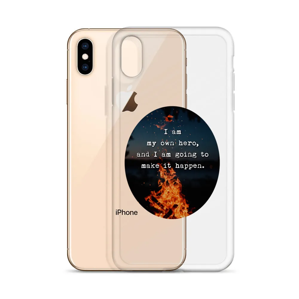 I Am My Own Hero iPhone Case