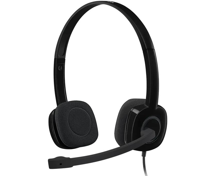 Logitech H151 Stereo Headset with Noise-Cancelling Mic (3.5MM Audio Jack Connection)