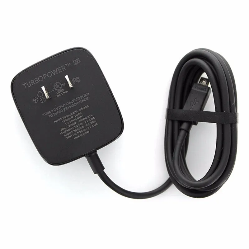 Motorola (SPN5886A) 5V 2.85A 5ft Travel Charger for Micro USB Devices - Black