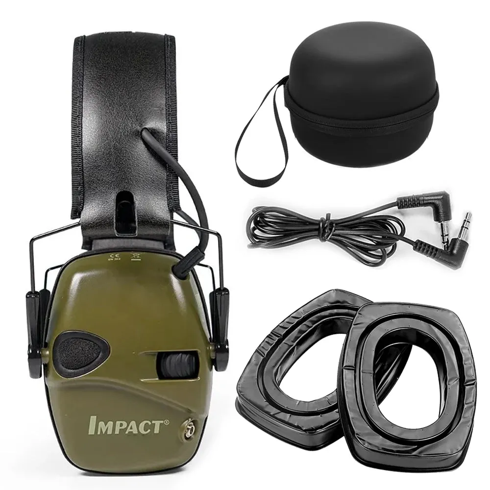 Outdoor Sports Anti-noise Impact Sound Amplification Electronic Shooting Earmuff Tactical Hunting Hearing Protective Headset