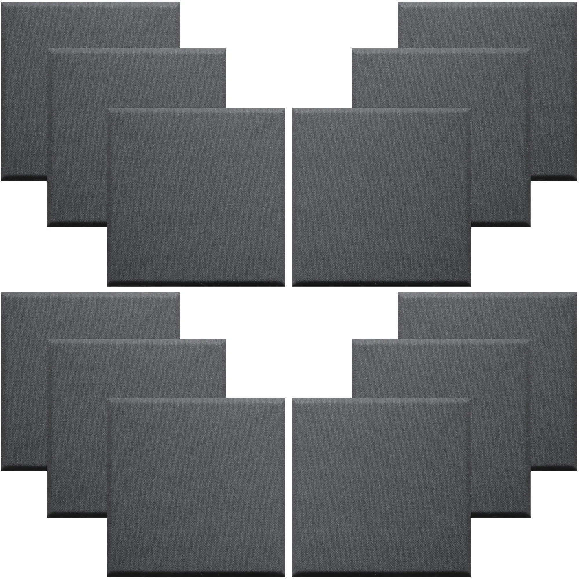 Primacoustic CONTROL CUBE Panel 24" x 24" x 2", Beveled Edge - Black, 12 Pack