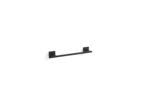 Square 13.94" Towel Bar in Matte Black