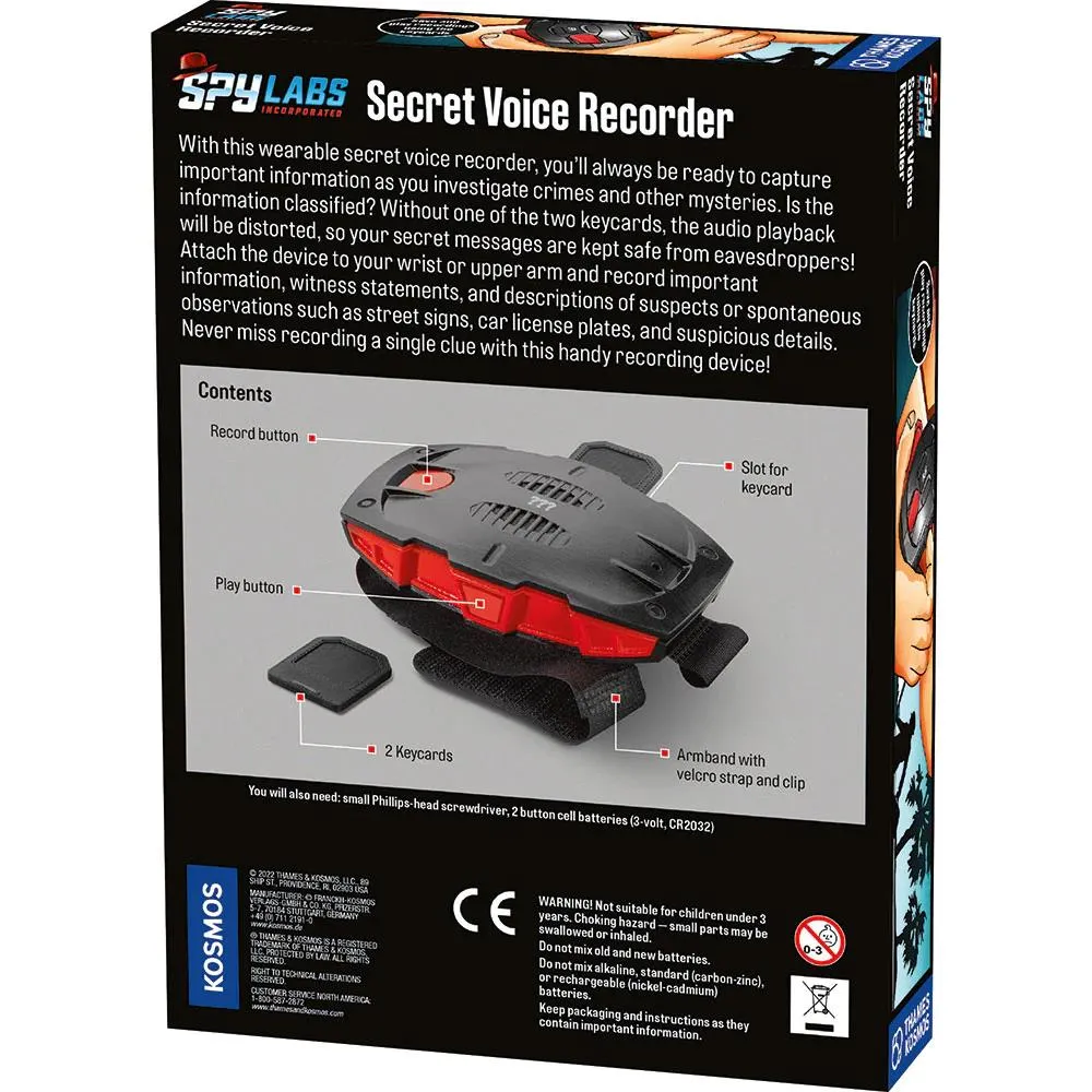 Thames & Kosmos Spy Labs: Secret Voice Recorder